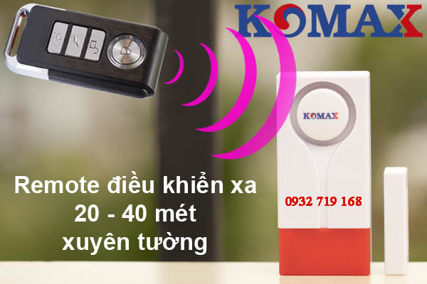 Thiết bị báo động 2 trong 1 có remote Komax KM-RC28