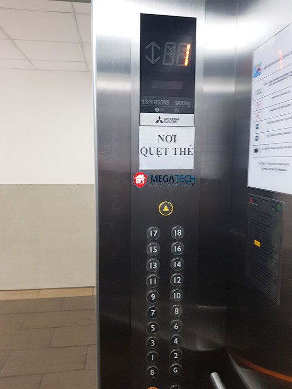 Hệ thống kiểm soát thang máy chung cư 8XPlus