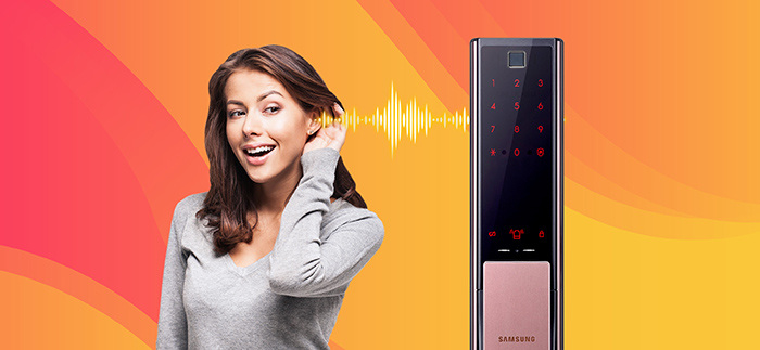 Khóa điện tử Samsung SHP-DP738 hướng dẫn giọng nói