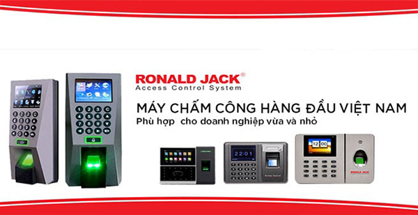 Ronald Jack – thương hiệu máy chấm công, thiết bị kiểm soát hàng đầu