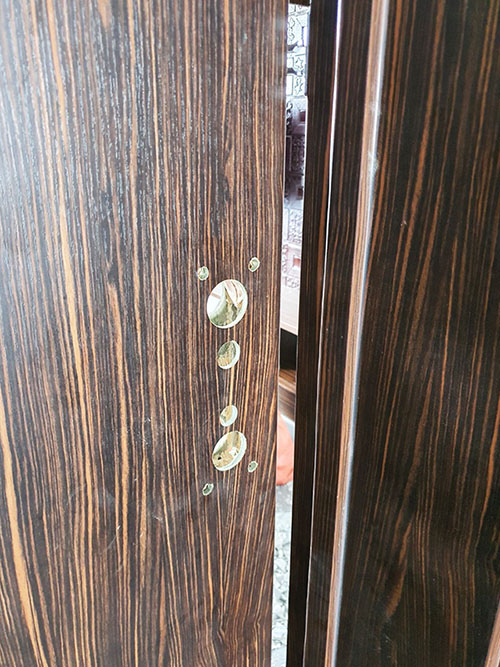 Hình khóa cửa tại khách sạn Kha Thy