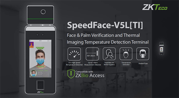 Speedface V5L[TI] – đa năng, hiệu suất, hỗ trợ đo nhiệt độ