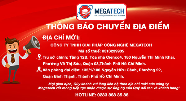 Thông báo chuyển địa điểm hoạt động tại Hồ Chí Minh